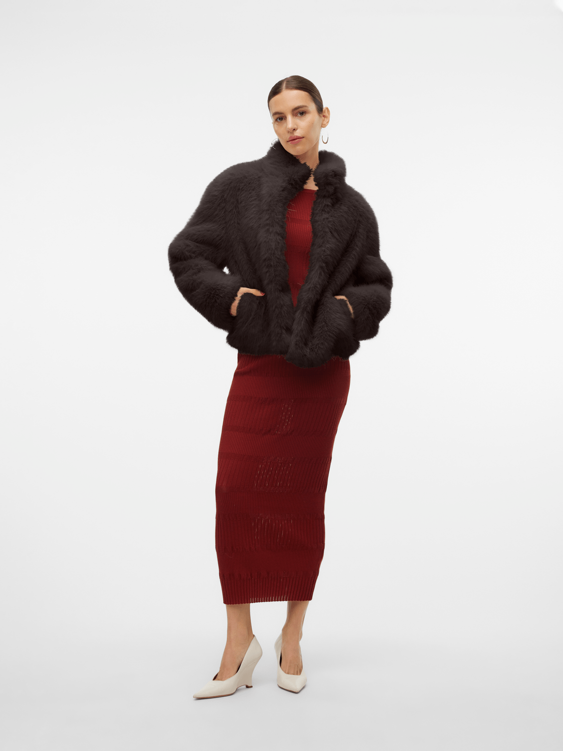 VMMONROE Jacket - Chocolate Torte - VERO MODA & VILA Bergvik